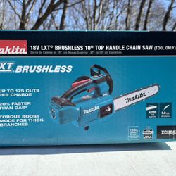 Makita 10” Top Handle Chainsaw. Brand New 