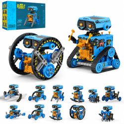 Solar Powered Puzzle Assembly Robot Kit