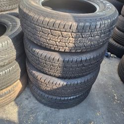 Used FOUR TIRES 245/70R17 $300 General