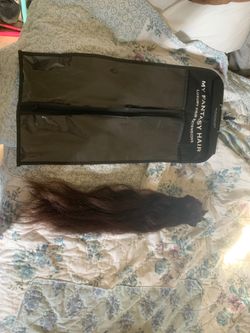 LUXURY Hair extensions HOLDER & human extensions