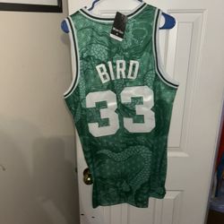 Larry Bird green Boston Celtics jersey size xl 