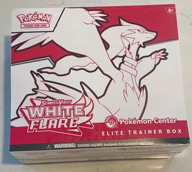 White Flare Pokemon Center Elite Trainer Box
