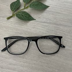 Men’s Black Oval Eye Glasses Frames
