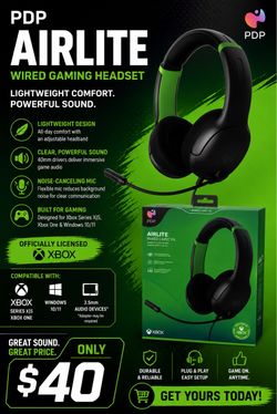 PDP Airlite Wired Gaming Headset