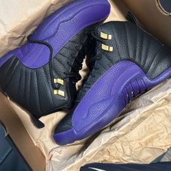 Air Jordan 12 Retro  (BLK & Purple)