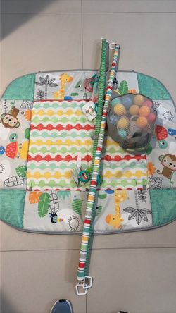 Baby Activity Gym & Ball Pit Play Mat
