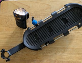 Rear Bike Rack and Headlight Like New