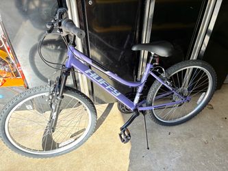 Purple Huffy Rock Creek 24in Bike