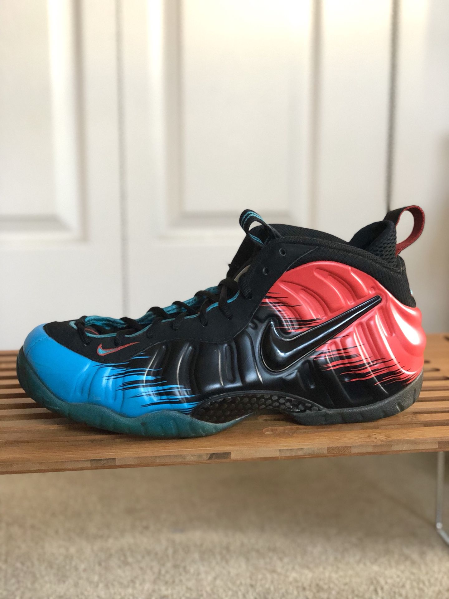 NIKE Air Foamposite Pro “SPIDERMAN” (2014) - Size 9.5 for Sale in