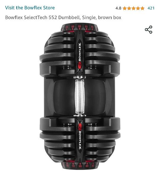 Bow Flex Dumbbell ( Only 1 Dumbbell)