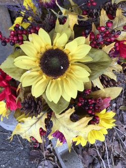 Flowers with pot