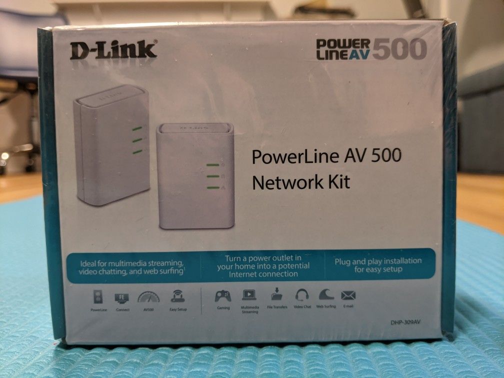NEW D-Link power line network AV 500 kit