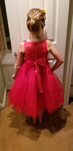 Girls tulle/taffeta Christmas/party dress