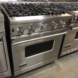 Viking 30”Wide Stainless Steel All Gas Range Stove 