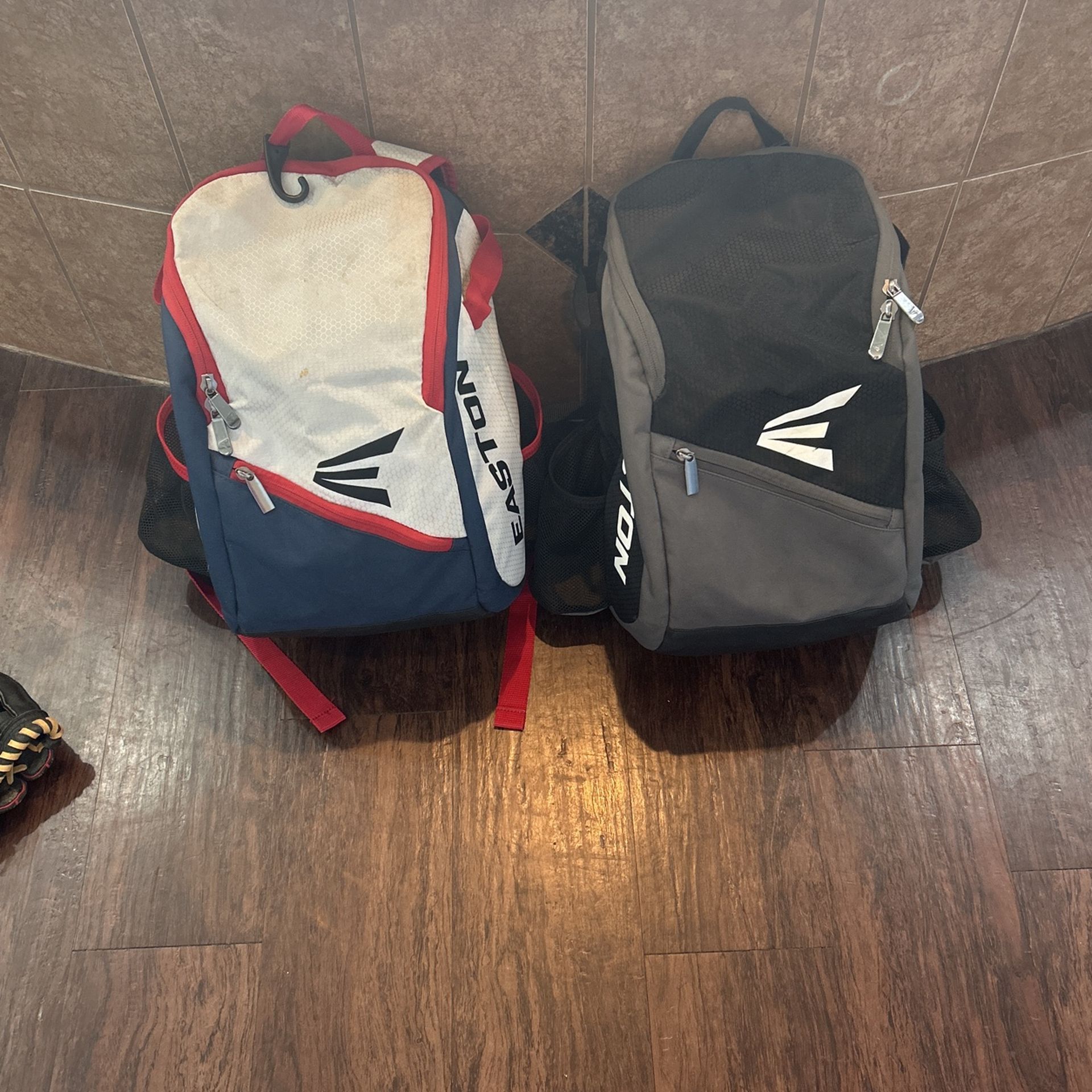 White Easton Youth Baseball Backpack ($20 Each)