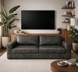 Joybird Milo Leather Sofa