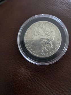 1896 O Morgan silver dollar