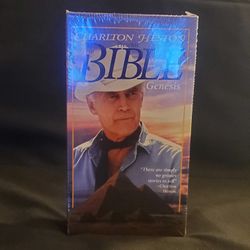 Charlton Heston Presents The Bible New SEALED VHS tape