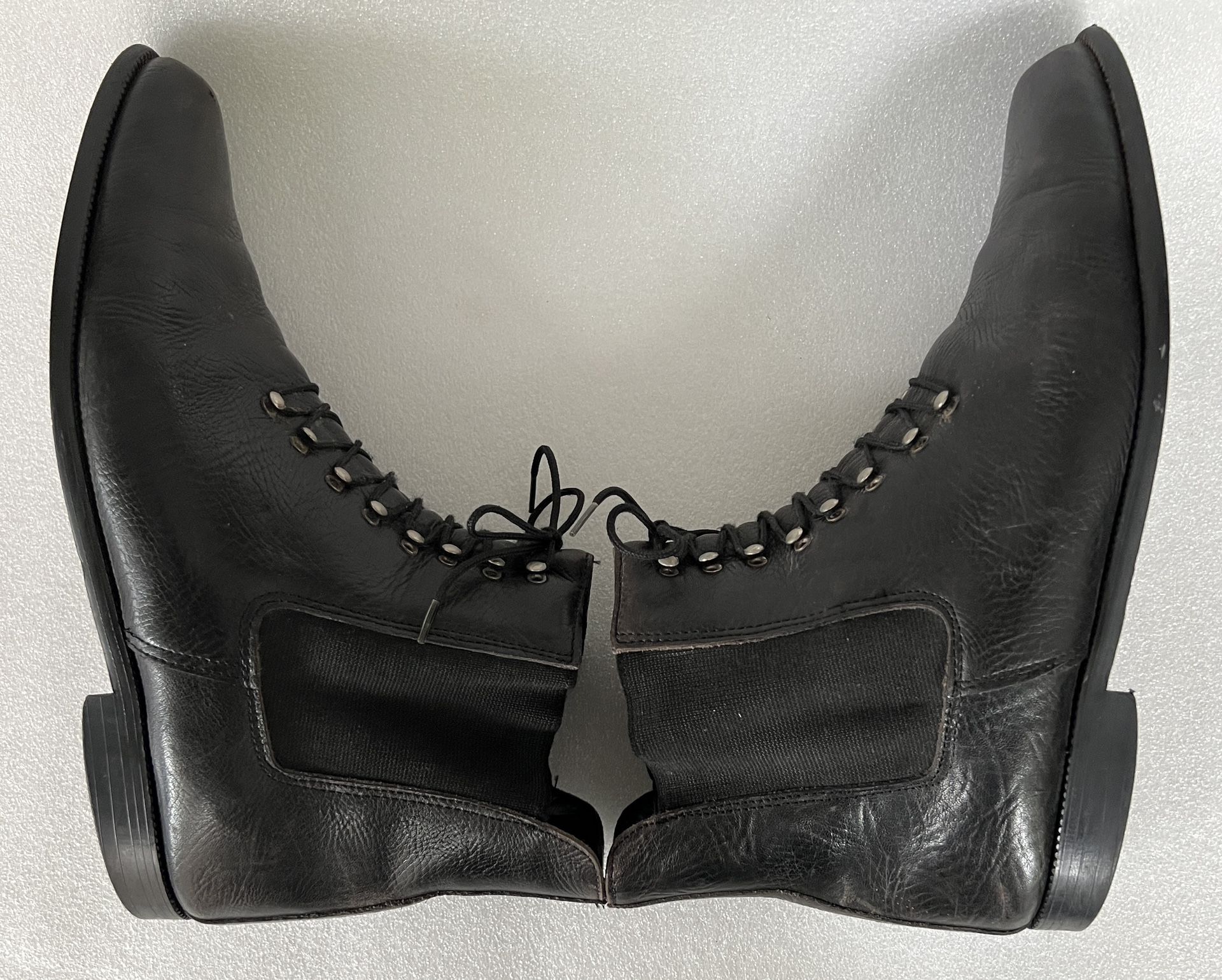 VINTAGE GIORGIO BRUTINI Combat Boots Men display picture 1