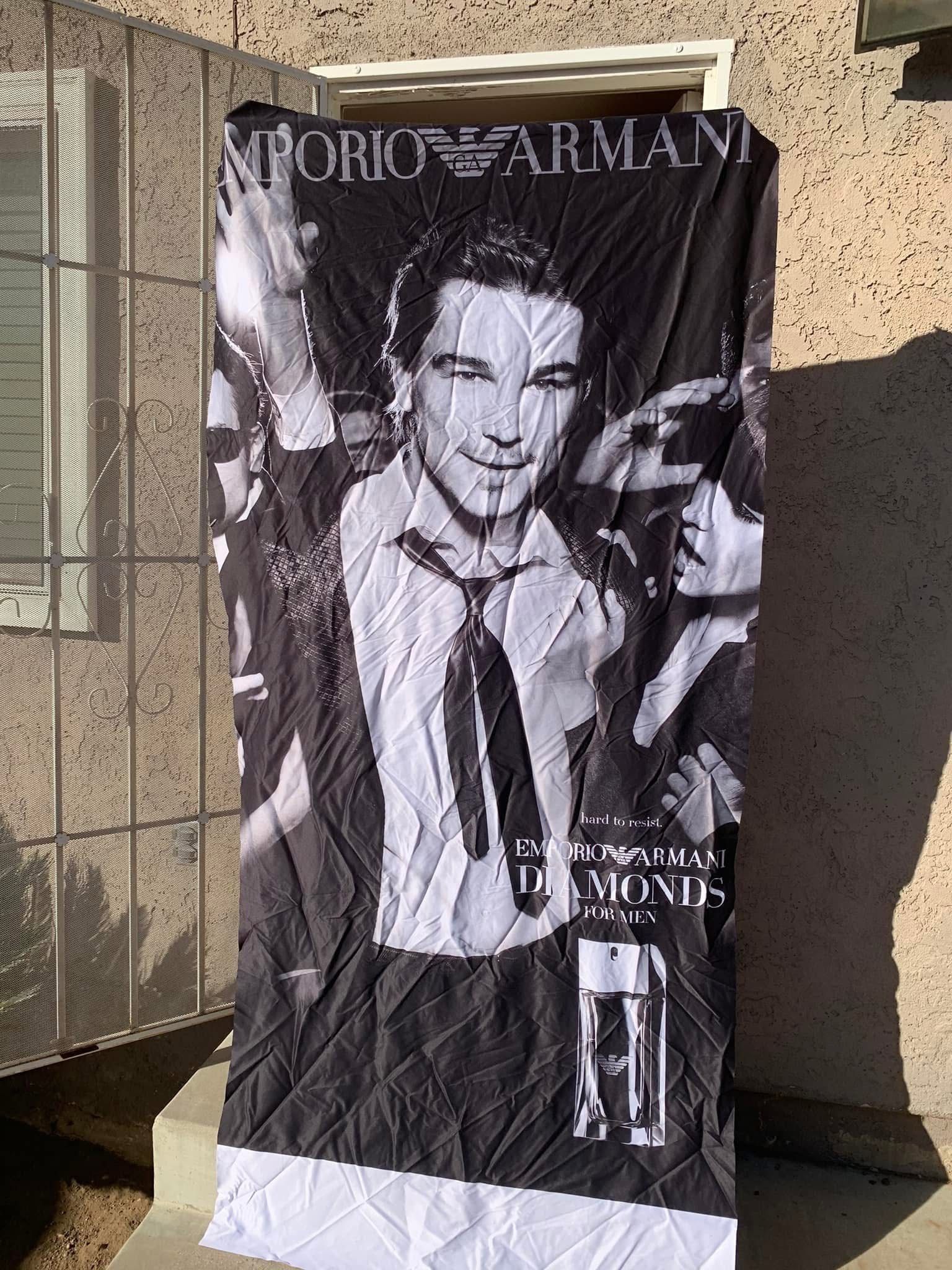 Josh Hartnett Fabric Armani Banner