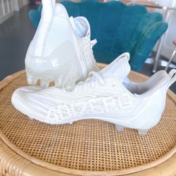 Adidas Football Cleats – All White – NEW Men’s Size 10.5 (US)