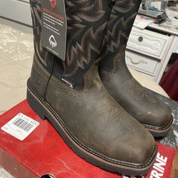 Steel Toe Work Boots Size 8