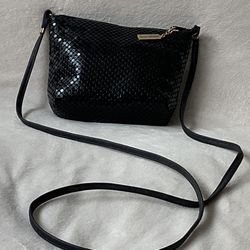 Vintage Whiting And Davis Co. Black Mesh Shoulder Bag (Good Condition)