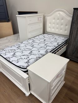 OLIVIA TWIN BED SET(mattress sold separately)