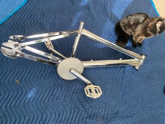 polished Chrome Redline Double X Frame And Crank