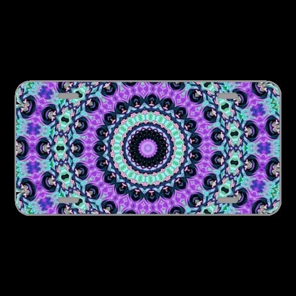 License Plate Novelty Car Front Abstract Art Abstract Background