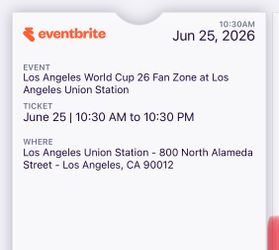 FIFA Fan Fest Union Station Tickets