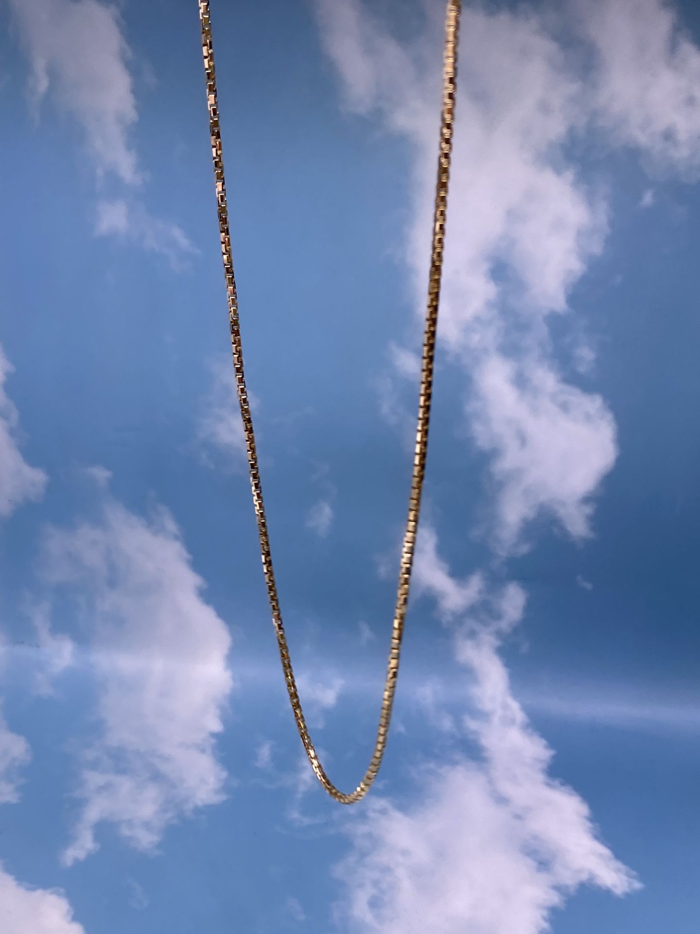 14k Box Chain Necklace