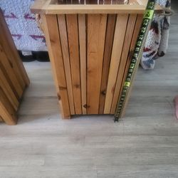 Handmade wood Flower pots 