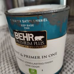Interior Paint Little More Than Half A Can