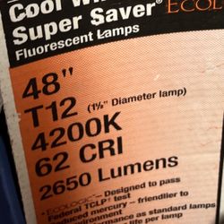 48" T12 Cool White Super Saver Ecologic Fluorescent Lamps