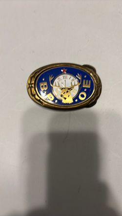 Elks lodge belt buckle