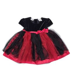 FAO Toys R Us Exclusive Velvet Vlack Top, Red Bottom with Tulle Dress Size 3T, 