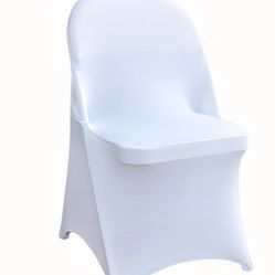 30 Pcs White Folding Chair Cover R(25)
