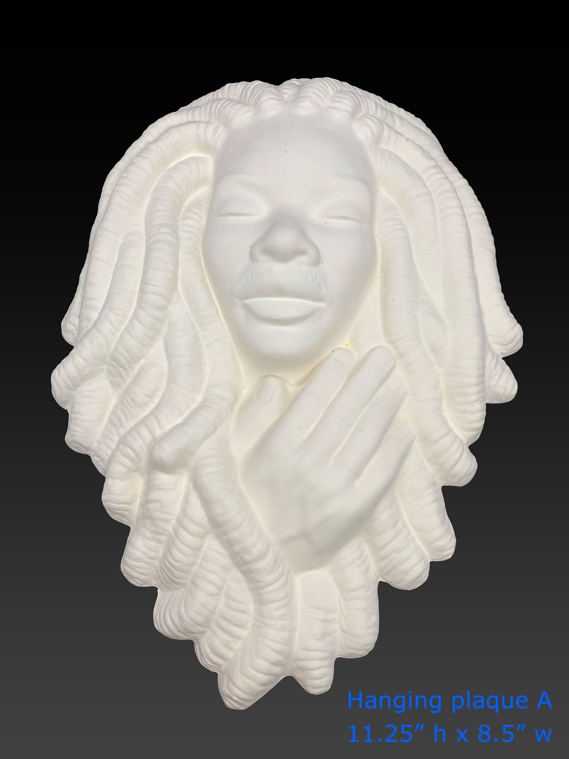 Ready To Paint Ceramic Plaque (man)