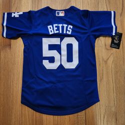 MLB Los Angeles Dodgers Los Angeles Dodgers baseball uniform No.50 BETTS jersey embroidery male