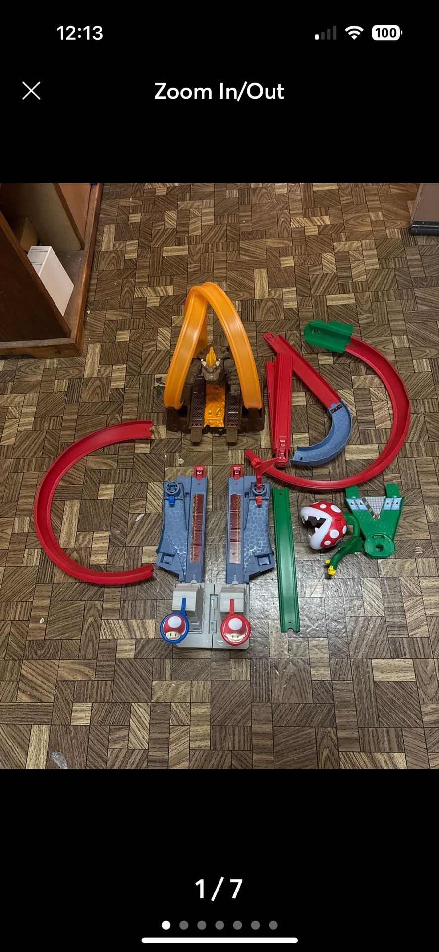2019 Hot Wheels Mario Kart Bowser’s Castle Chaos Track Replacement Parts