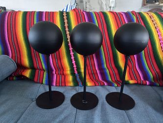 Set Of 3 Helmet Stands