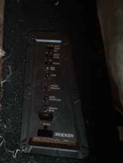 Kicker subwoofer 12 inch im pretty sure