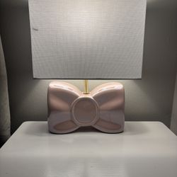 Glass Bow Lamp