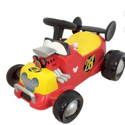 Kiddieland Disney Mickey Mouse Roadster Formula Racer Sound Activity Ride-On
ages 12 to 36 months
