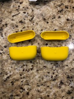 AirPods Pro case yellow $2 each and yellow Apple Watch band for $3