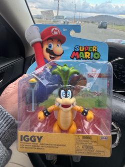 Super Mario Iggy Action Figure with Magic Wand