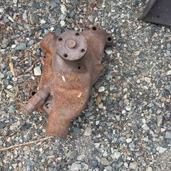 Big block, water pump and power steering pump. 