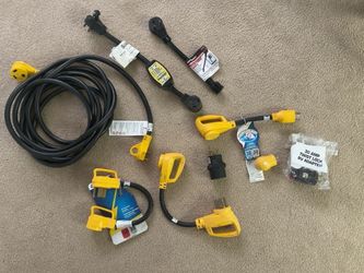 RV 30/50 Amp Adapter Lot + 25-Ft Power Cord – $175 OBO
