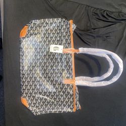 Goyard Saint Louis PM Tote Bag in Brown FWRD Renew